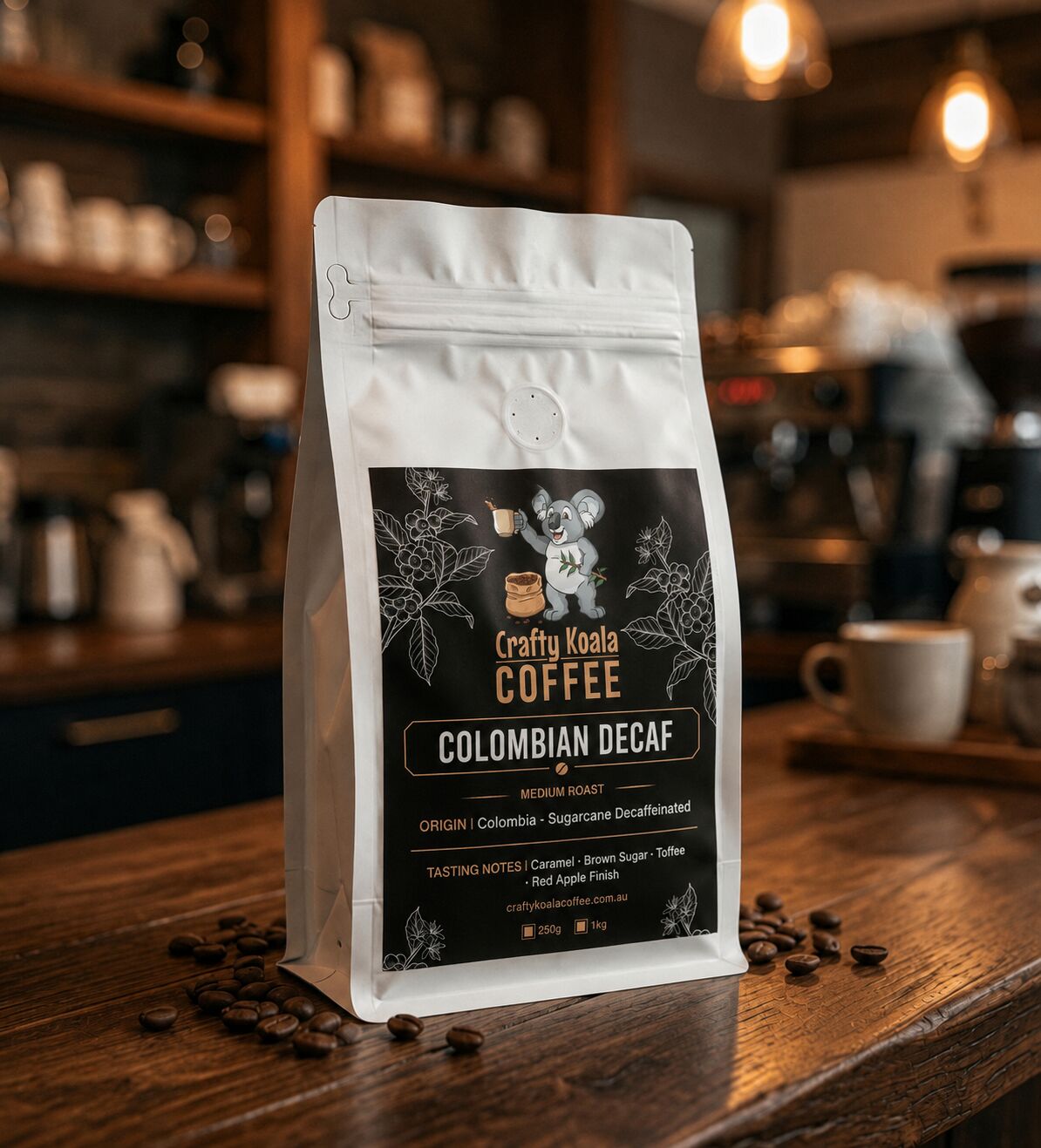 Colombian Decaf (Sugarcane Decaffeinated)